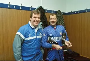 01518 Collection: joe royle, manager & frank worthington, soccer player. 14 / 11 / 89