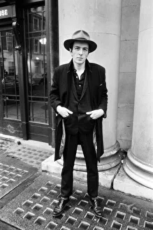 Trilby Prints: Joe Strummer, lead vocalist of English punk rock band The Clash. 16th January 1981