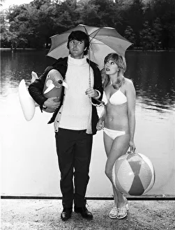 John Alderton actor with Carol Hawkins actress star in the series Please Sir