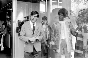 John Alderton, lead actor in the TV series Please Sir'filming in Kings road