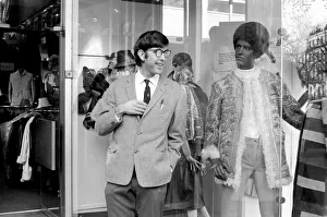 John Alderton, lead actor in the TV series Please Sir'filming in Kings road