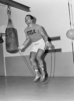 01405 Prints: John Anthony Conteh, MBE (born 27 May 1951) is a British former professional boxer who