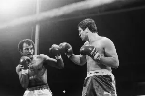 Light Heavyweight Prints: John Conteh vs Mate Parlov. WBC light-heavyweight title bout at Red Star Stadium