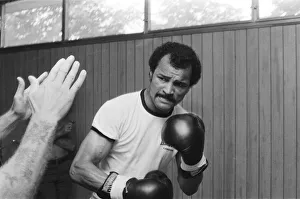 John Conteh vs Mate Parlov. WBC light-heavyweight title bout at Red Star Stadium