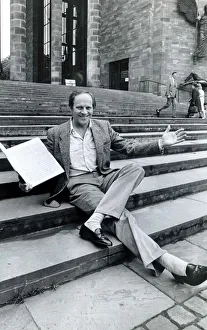 00029 Prints: John Dankworth, master of jazz swung into Coventry yesterday for a lightning visit to