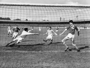 John Divers scores a goal Celtic v Clyde at Shawfield Sept 15th 1962 Final