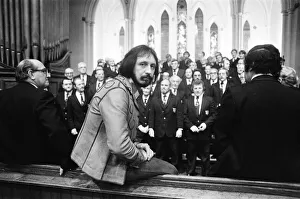 John Entwistle, bass guitarist of British rock group The Who