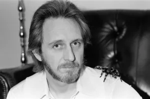 Pets Prints: John Entwistle, bass guitarist of British rock group The Who with his pet tarantula Doris