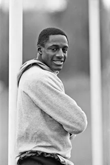 Spall Prints: John Fashanu, pictured during a training session for Wimbledon Football Club