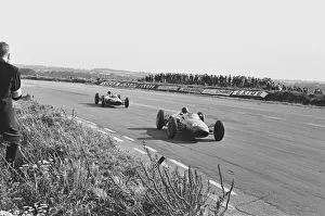 Motor Sports Prints: John Fenning in his Mk 5a Lola competes in the Molyslip Trophy / IV Vanwall Trophy seen
