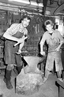 John Garland-Taylor and his son James at the Hatton Craft centre in Warwickshire
