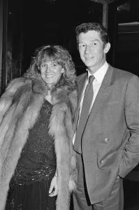 John Hurt, with his wife Donna Peacock leave The Dorchester Hotel