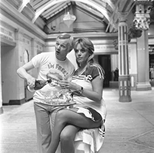 Drink Prints: John Inman (Mr Humphries) and Wendy Richard (Miss Brahms