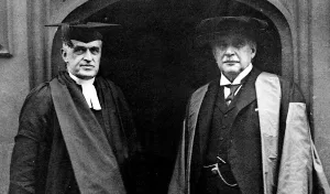 John Jack Pierpont Morgan, Jr. seen here with the Vice Chancellor of Oxford