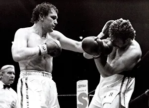 John L Gardner, Boxer, wins the European heavywieght title against Belgium