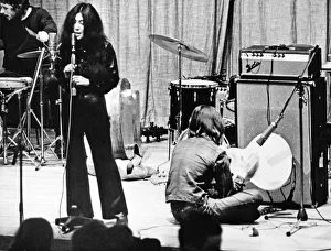 John Lennon and Yoko Ono appear at The Natural Music Concert, Lady Mitchell Hall