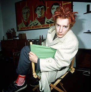 John Lydon of Public Image ex Johnny Rotten 1986 of The Sex Pistols