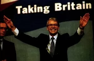 Images Dated 9th October 1992: John Major at the Conservative Party Conference in 1992