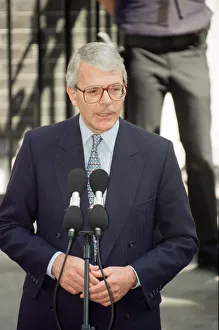 John Major, former Conservative Prime Minister leaves number 10 Downing Street after