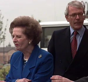 Grimace Prints: John Major MP Conservative Prime Minister and former Prime Minister Baroness Margaret