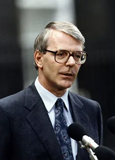 John Major MP Prime Minister and leader of the Conservative Party seen here in Downing