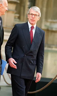John Major MP who has to face John Redwood MP in the Conservative Party leadership