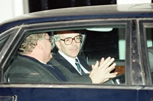 John Major outside 10 Downing Street after winning the Conservative leadership battle