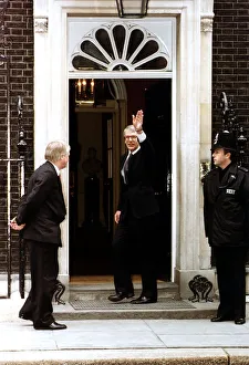 John Major Prime Minister enters 10 Downing Street