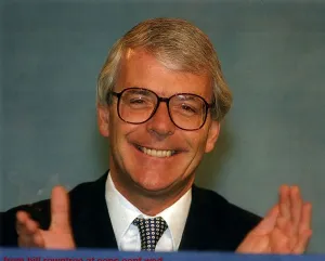 Clapping Prints: John Major Prime Minister of Great Britain at Conservative Party Conference