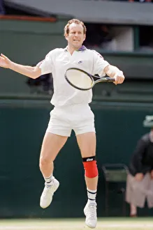 John McEnroe v Andre Agassi, Wimbledon Mens Semi-Final, Lawn Tennis Club, Wimbledon
