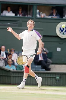John McEnroe v Andre Agassi, Wimbledon Mens Semi-Final, Lawn Tennis Club, Wimbledon