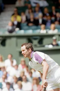John McEnroe v Andre Agassi, Wimbledon Mens Semi-Final, Lawn Tennis Club, Wimbledon