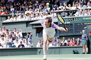 John McEnroe v Andre Agassi, Wimbledon Mens Semi-Final, Lawn Tennis Club, Wimbledon