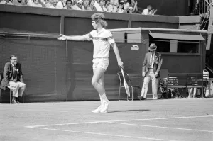 John McEnroe v Tom Gullikson, first round match at Wimbledon on Court Number One