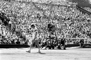 John McEnroe v Tom Gullikson, first round match at Wimbledon on Court Number One