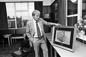 Images Dated 12th August 1980: John Neal, Manager, Middlesbrough Football Club, Pictured at his office, Ayresome Park