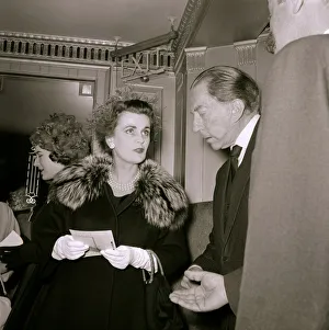 John Paul Getty Oil Billionaire attending launch of publication of his biography J Paul