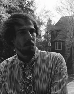 John Phillips of The Mamas and the Papas, pictured in front of his Bel Air Mansion in