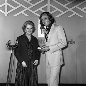 Poliitics Prints: John Pilger April 1980 Journalist receiving award - Journalist Of The Year Award 1979