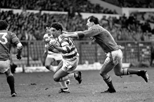 John Player Rugby League Trophy Final Hull Kingston Rovers v Wigan. February 1986