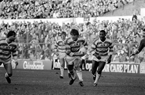 John Player Rugby League Trophy Final Hull Kingston Rovers v Wigan. February 1986
