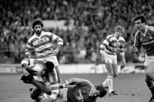 John Player Rugby League Trophy Final Hull Kingston Rovers v Wigan. February 1986