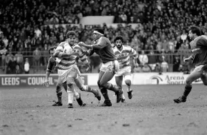 John Player Rugby League Trophy Final Hull Kingston Rovers v Wigan. February 1986