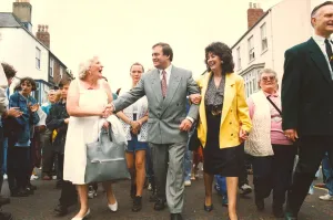 00018 Prints: John Prescott attends the Durham miners gala with wife Pauline