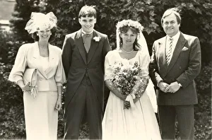 John Prescott attends the wedding of his research assistant John Fallon to Della Broome