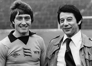 John Richards Wolverhampton Wanderers football player (left