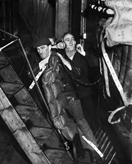 John Robertson and David Lyon, both deck hands on the Broughty lifeboat