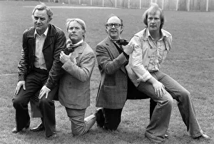 John Thaw and Dennis Waterman - April 1978 with Eric Morecambe and Ernie Wise