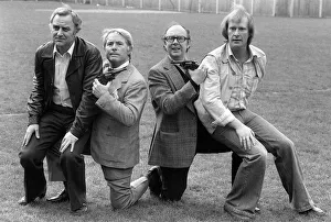 John Thaw and Dennis Waterman - April 1978 with Eric Morecambe and Ernie Wise