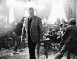 Atmospheric Prints: John Wayne actor working on his first London based film called Brannigan which was shot